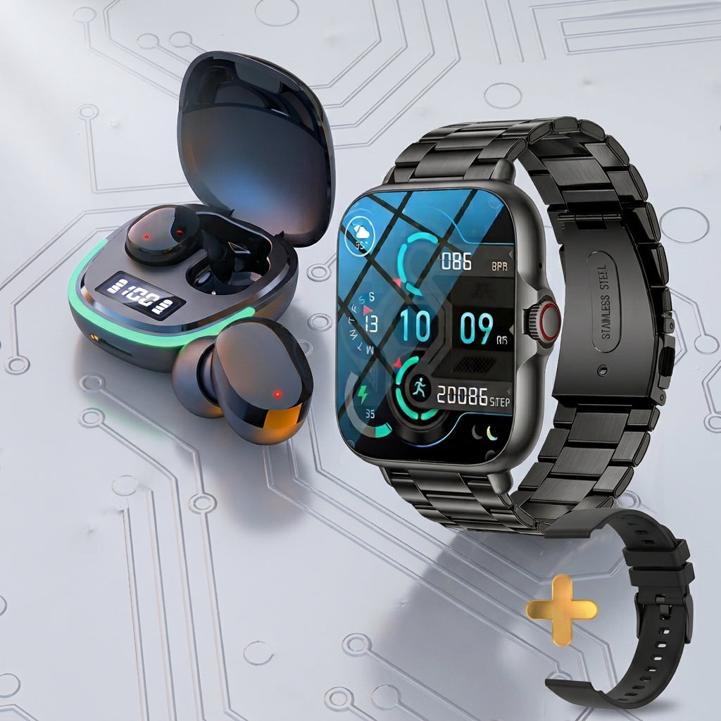 Nuovo Smartwatch + cuffie C11