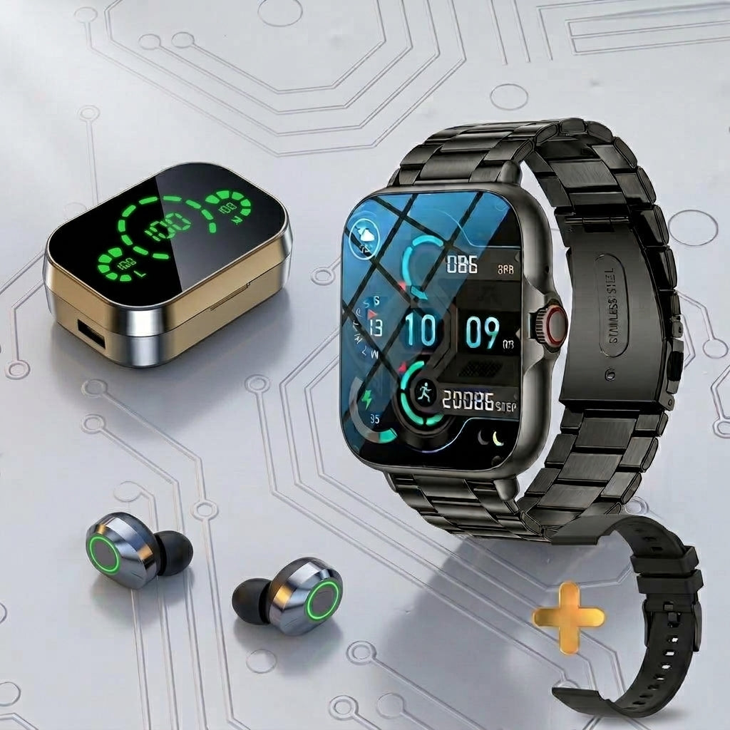 Nuovo Smartwatch + cuffie C11