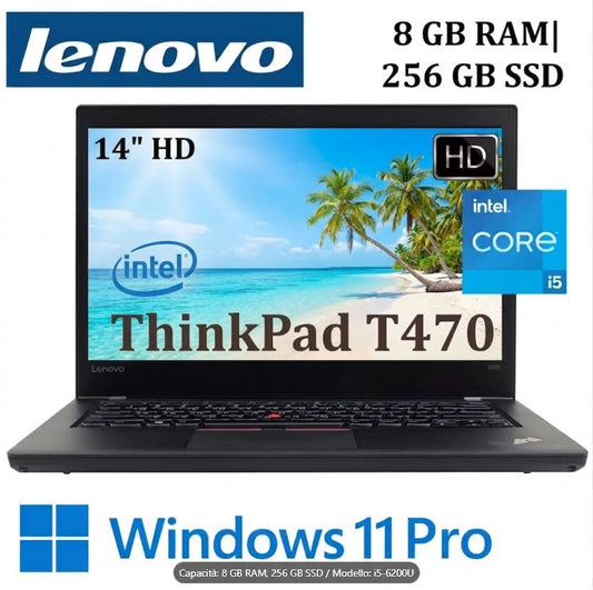 Lenovo T470 14" HD