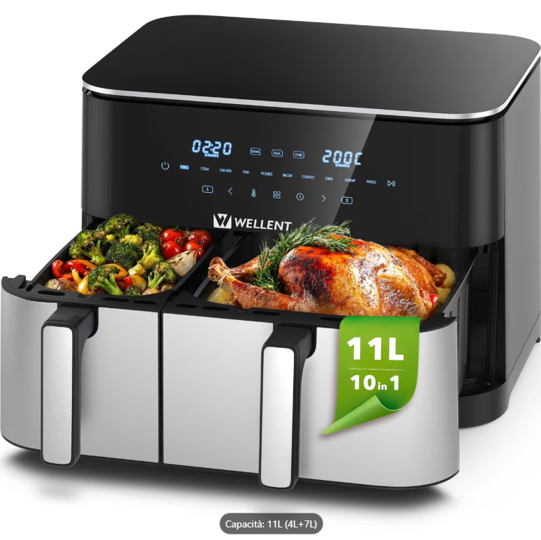 Friggitrice ad Aria Dual 11L